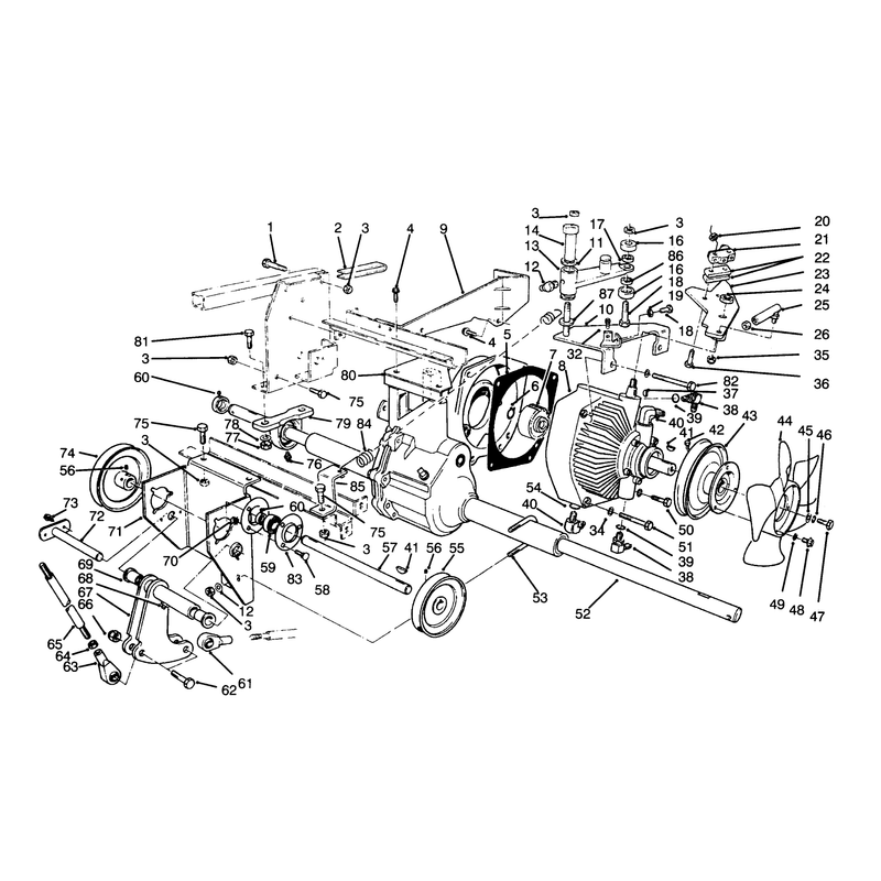 Transmission and Differential Assembly