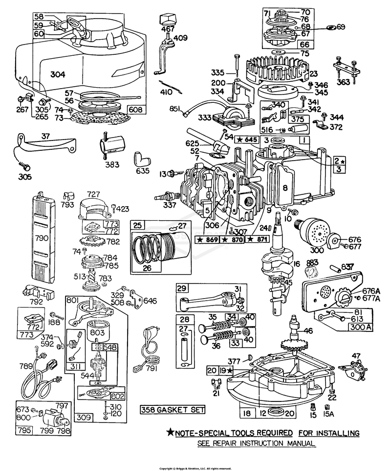 Cylinder,Sumps,Piston,Mufflers