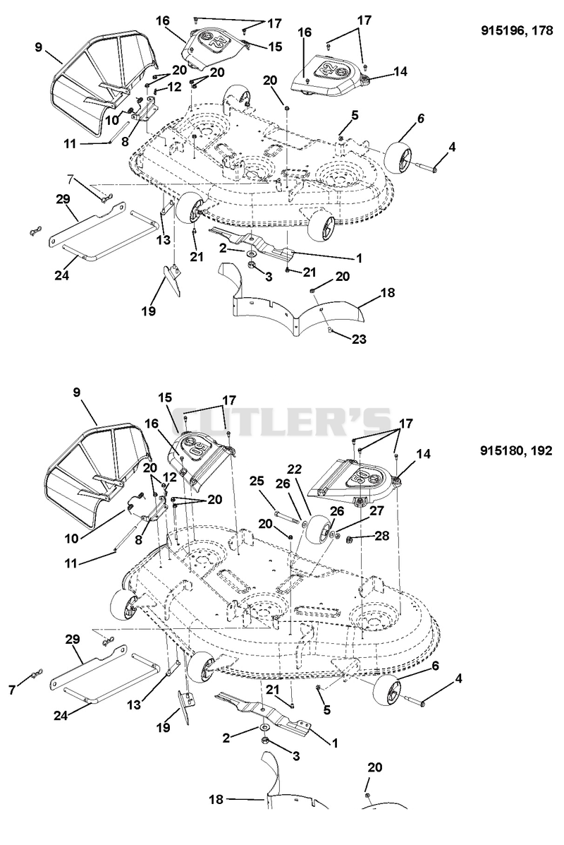 Belt Covers And Blades