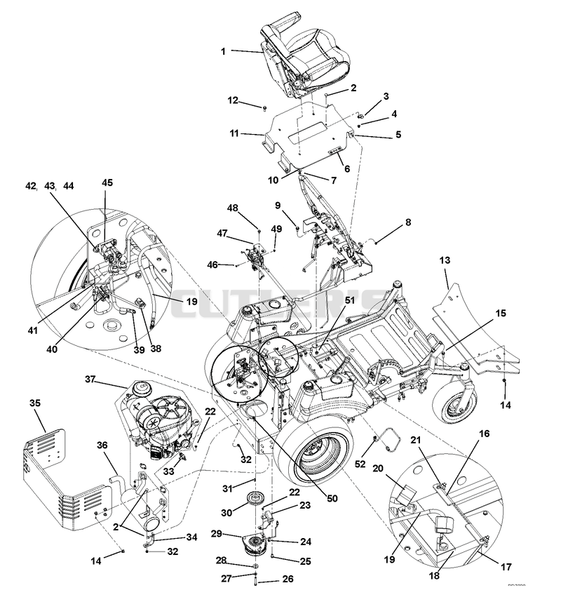 Seat, Electrical and Powertrain 992410