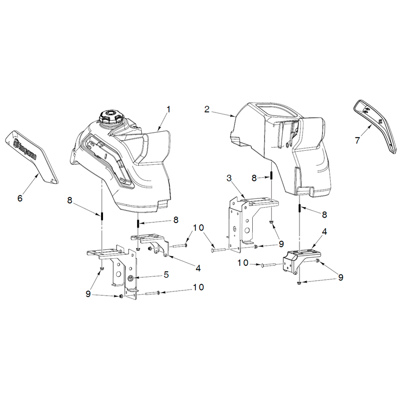 FUEL TANK & CONSOLE