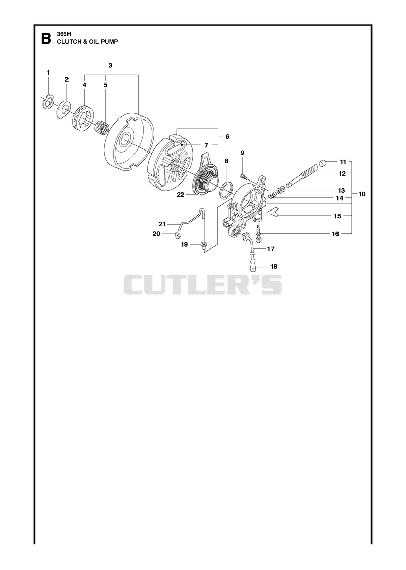 CLUTCH & OIL PUMP 6