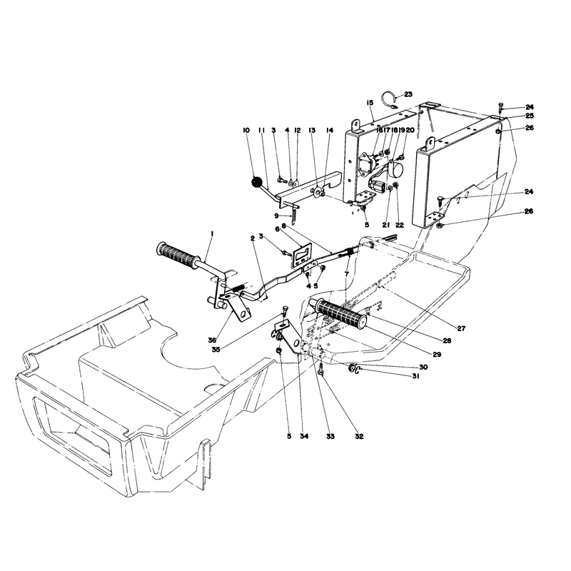 Brake & Clutch Pedal Assembly
