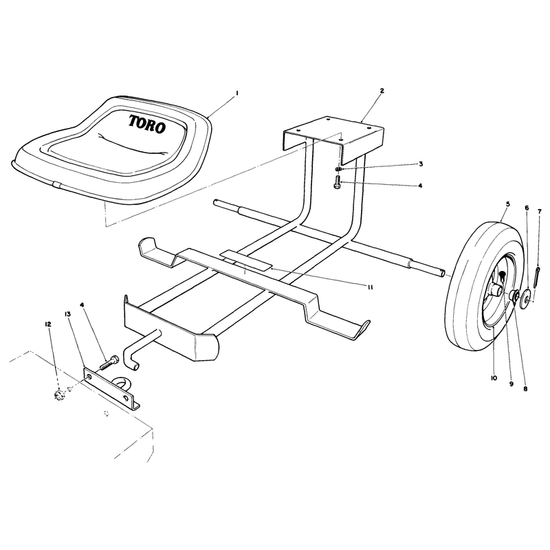 Sulky Kit Model No 30122 Optional