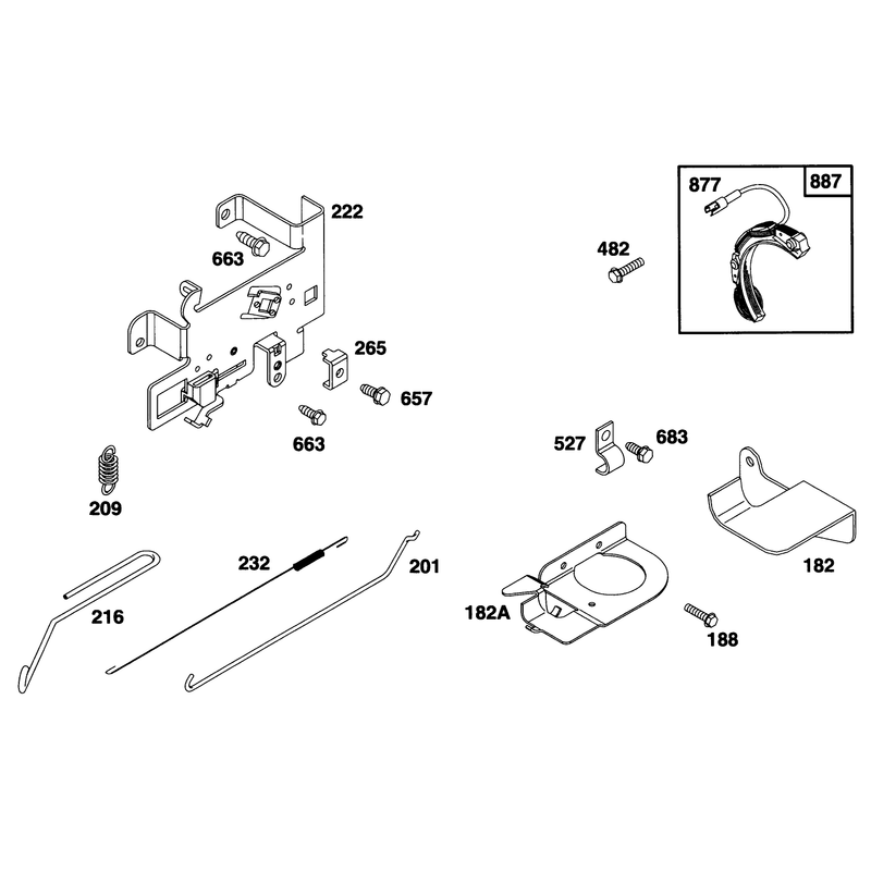 Engine Briggs and Stratton Model 28b707-0126-01