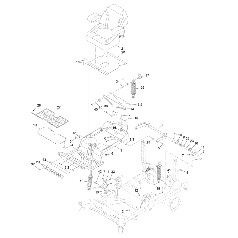 Seat Suspension Assembly