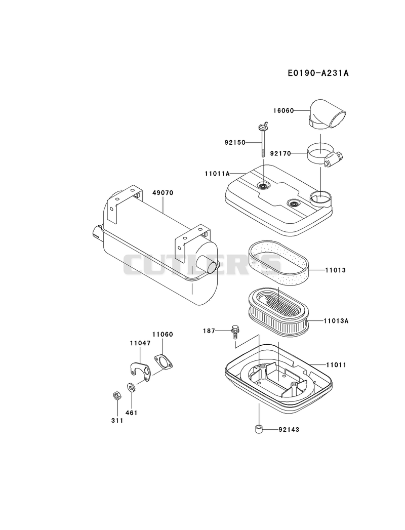 AIR-FILTER/MUFFLER