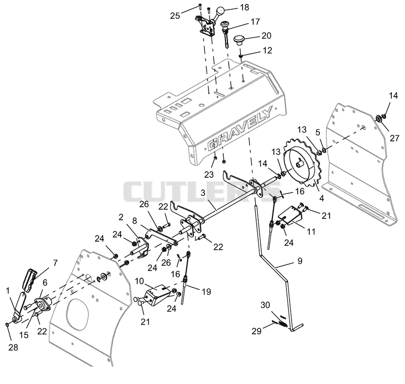 Operator Controls - Choke And Parking Brake