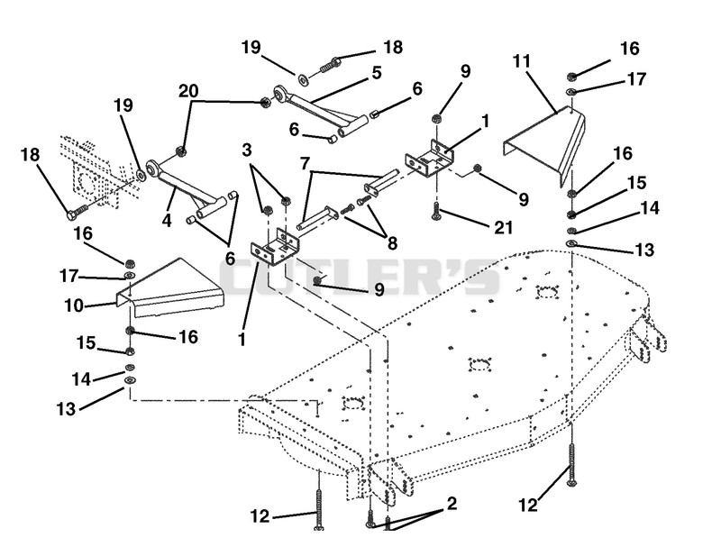 Mounting Arms And Belt Guards
