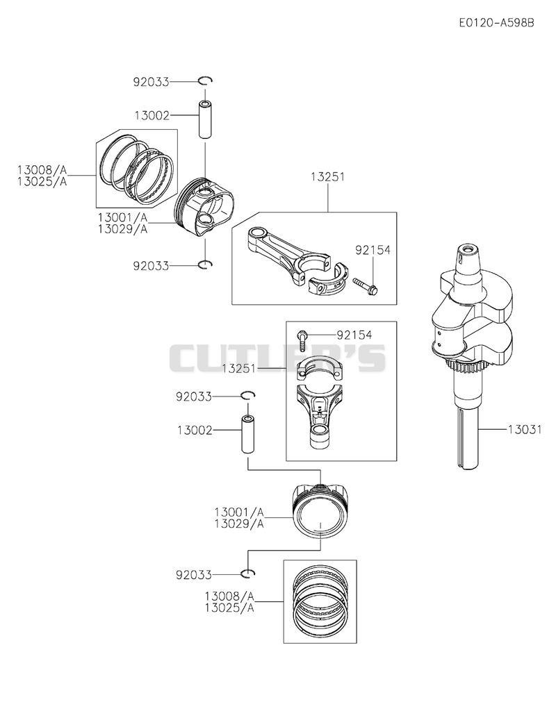 PISTON/CRANKSHAFT