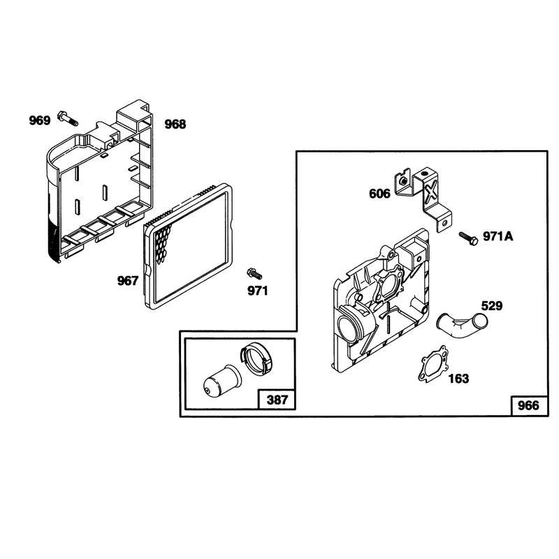 Engine Briggs and Stratton Model 12a802-0611-01