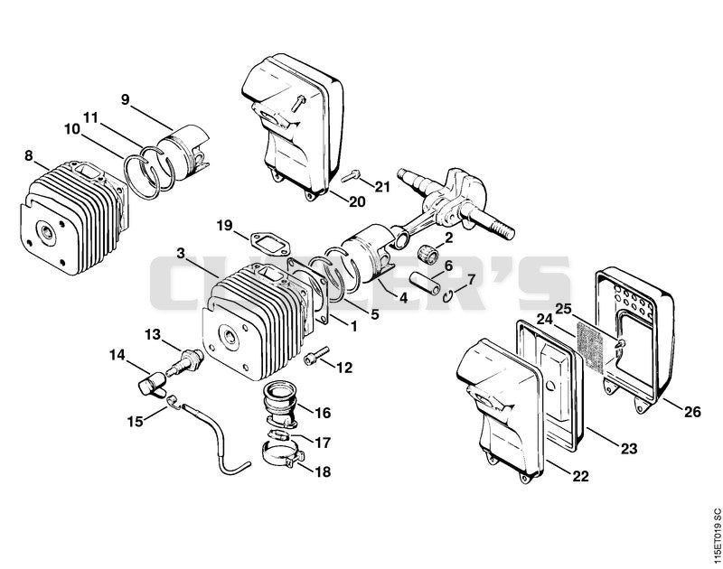 Cylinder, Piston