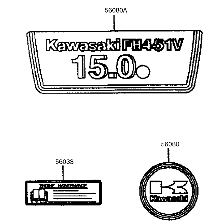 Decal Kawasaki Fh451v-As08