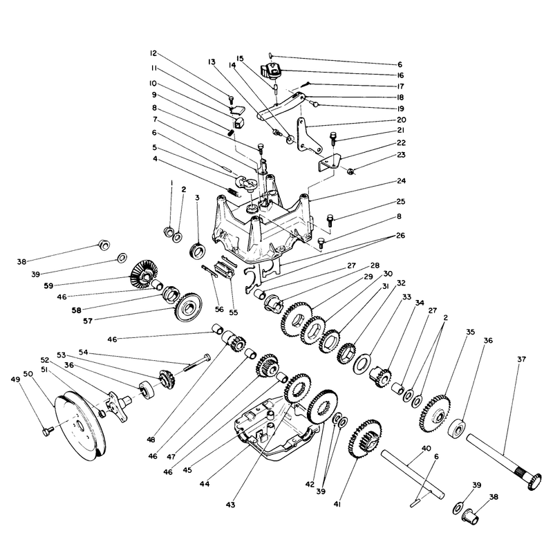 Transmission Assembly No. 66-8030