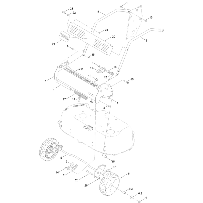 Front Bumper and Wheel Assembly
