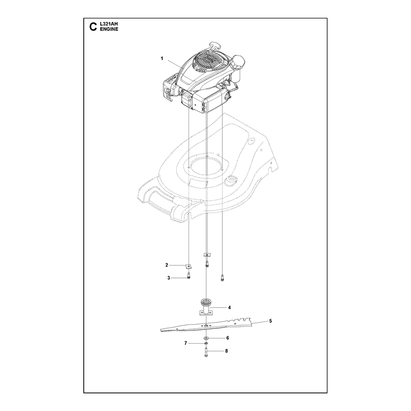 ENGINE AND CUTTING EQUIPMENT