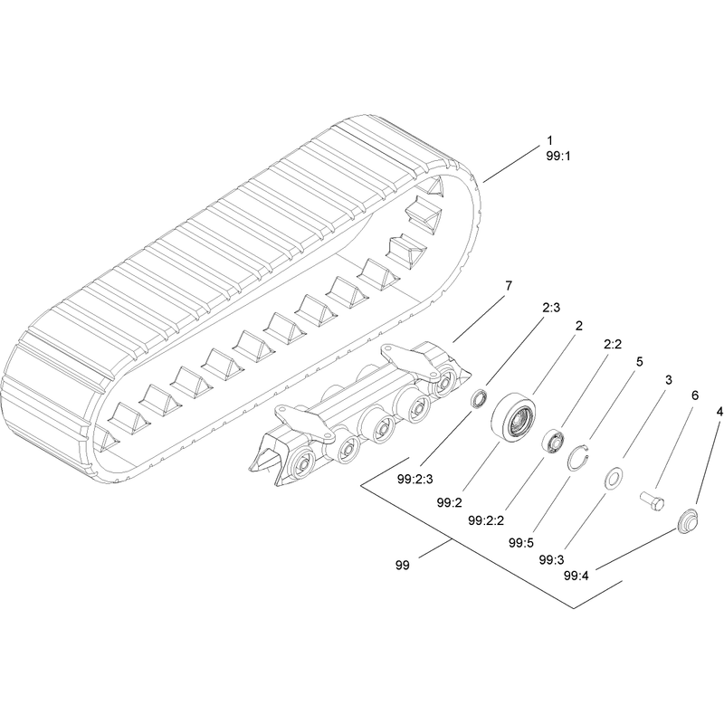 Track Guide Refit Kit No 106-7722
