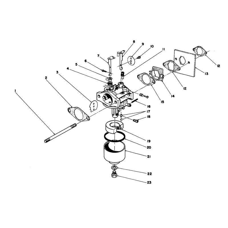 Carburetor Assembly Engine No 47pf5 Engine No 47pg6
