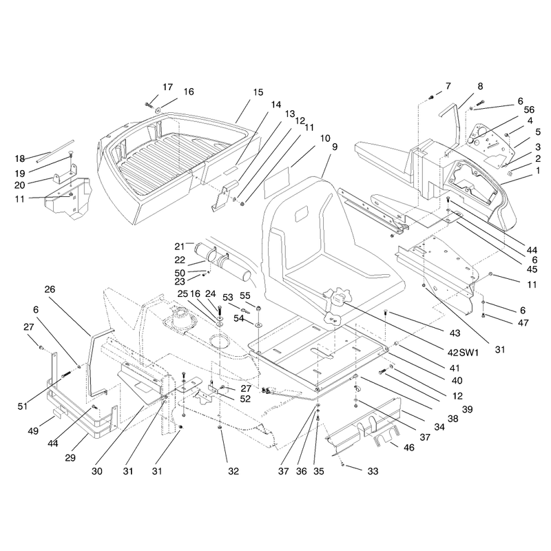 Seat and Fenders