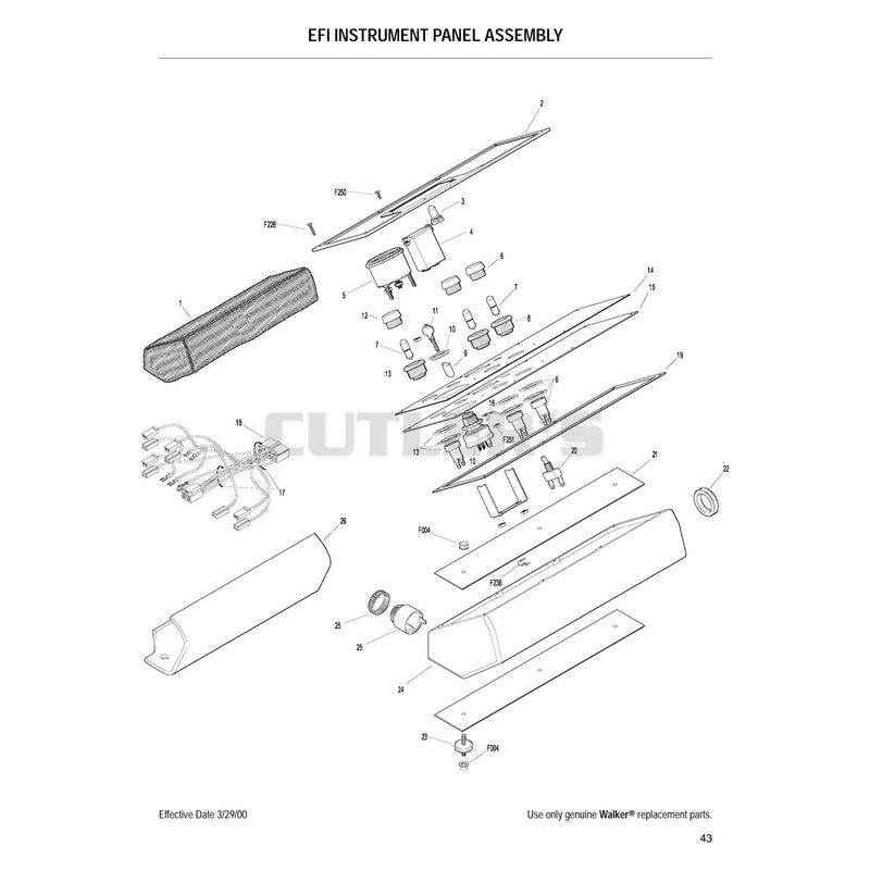 EFI Instrument Panel Assembly