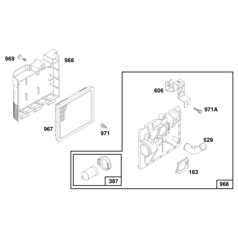 Engine Briggs and Stratton Model 12f802-0667-01