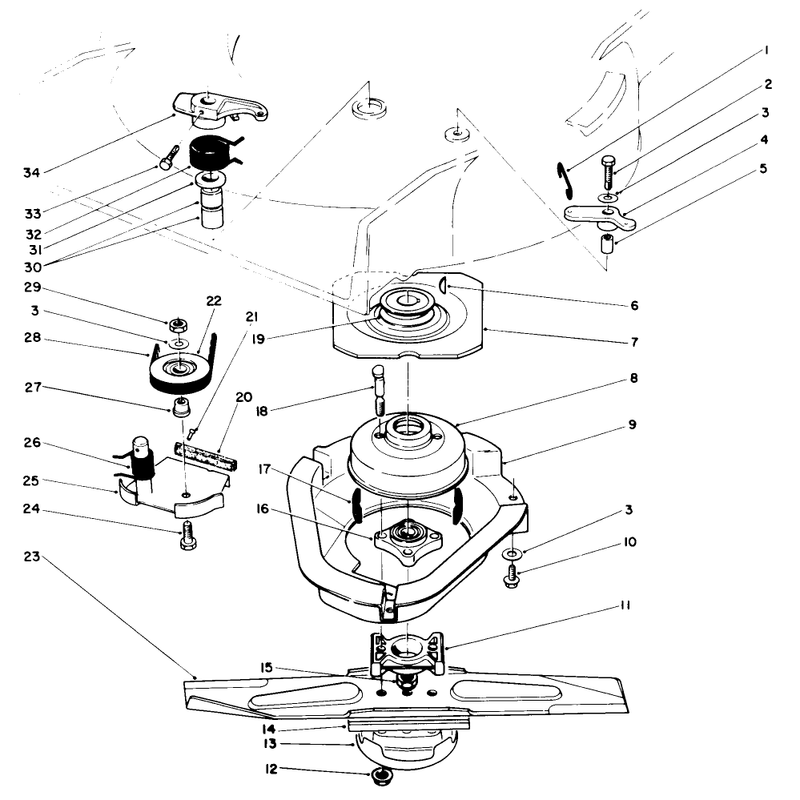 Blade Brake Clutch Assembly