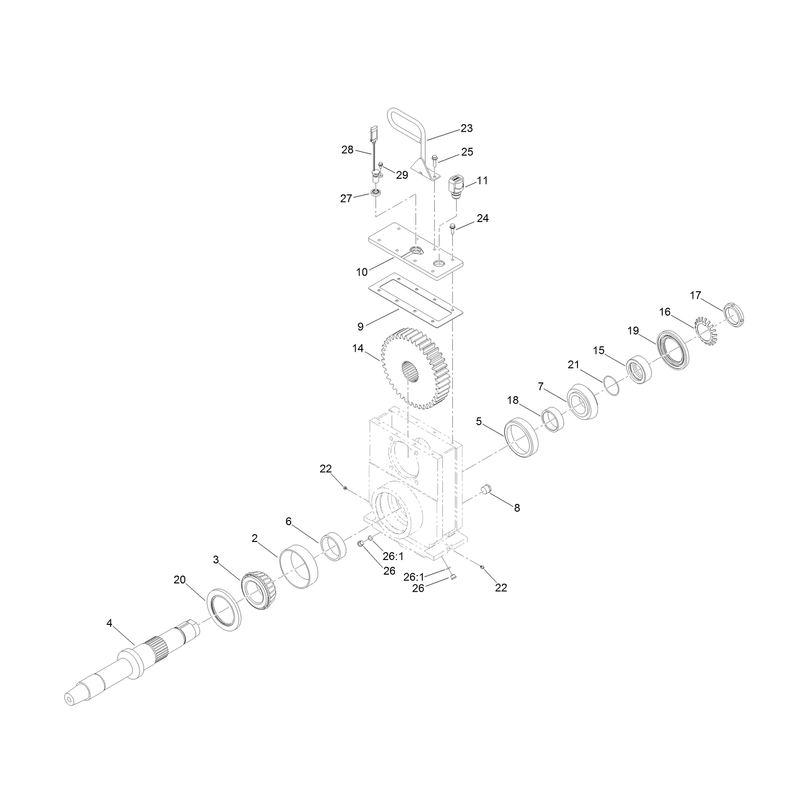 Rotary Gearbox Assembly No 137-5287
