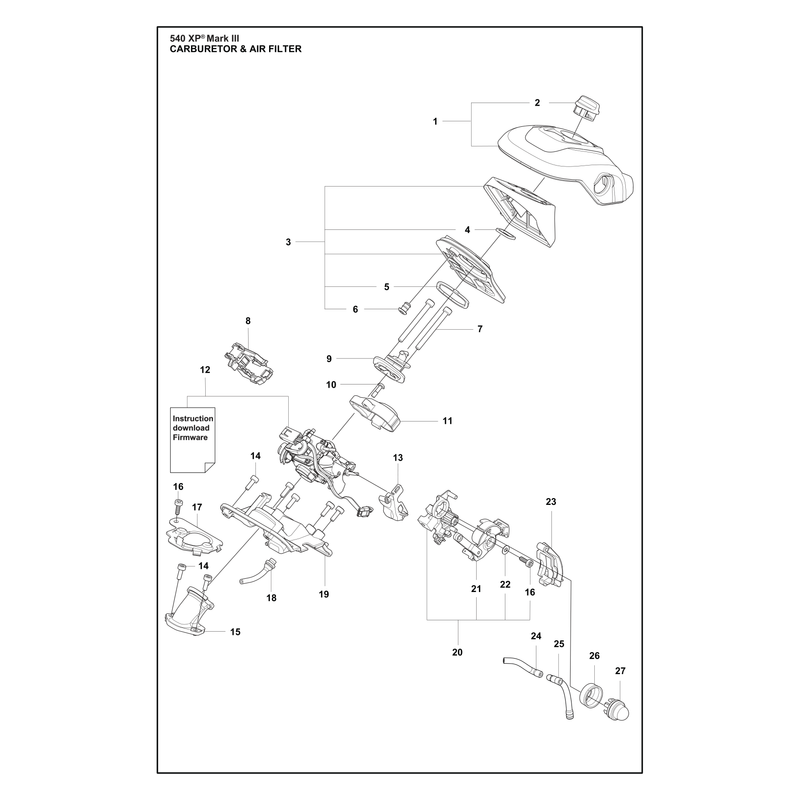 CARBURETOR AND AIR FILTER