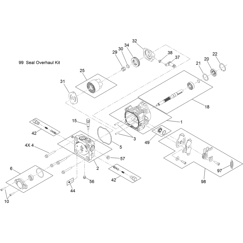 Hydraulic Pump Assembly No. 125-4672