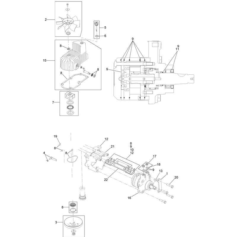 RH Hydro Assembly No. 126-1324