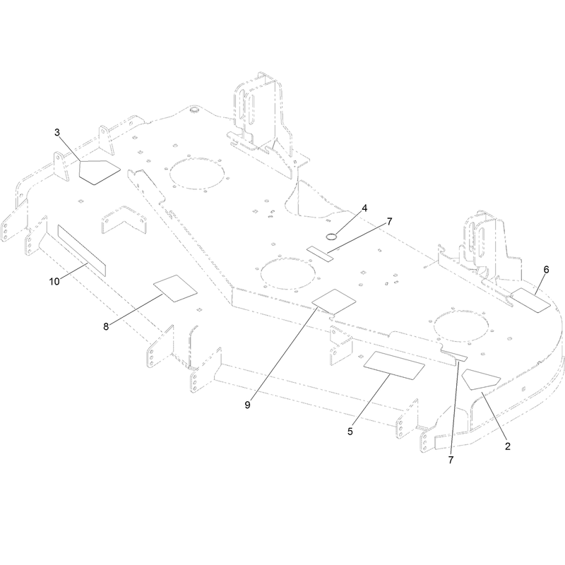 Deck Decal Assembly No 120-2461