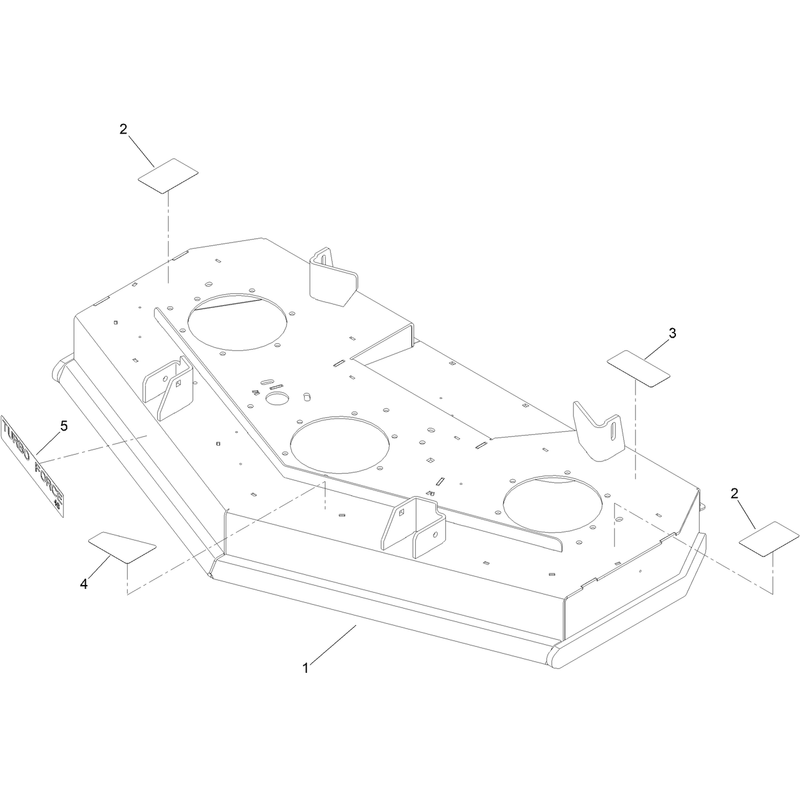 Deck Decal Assembly No 139-8141