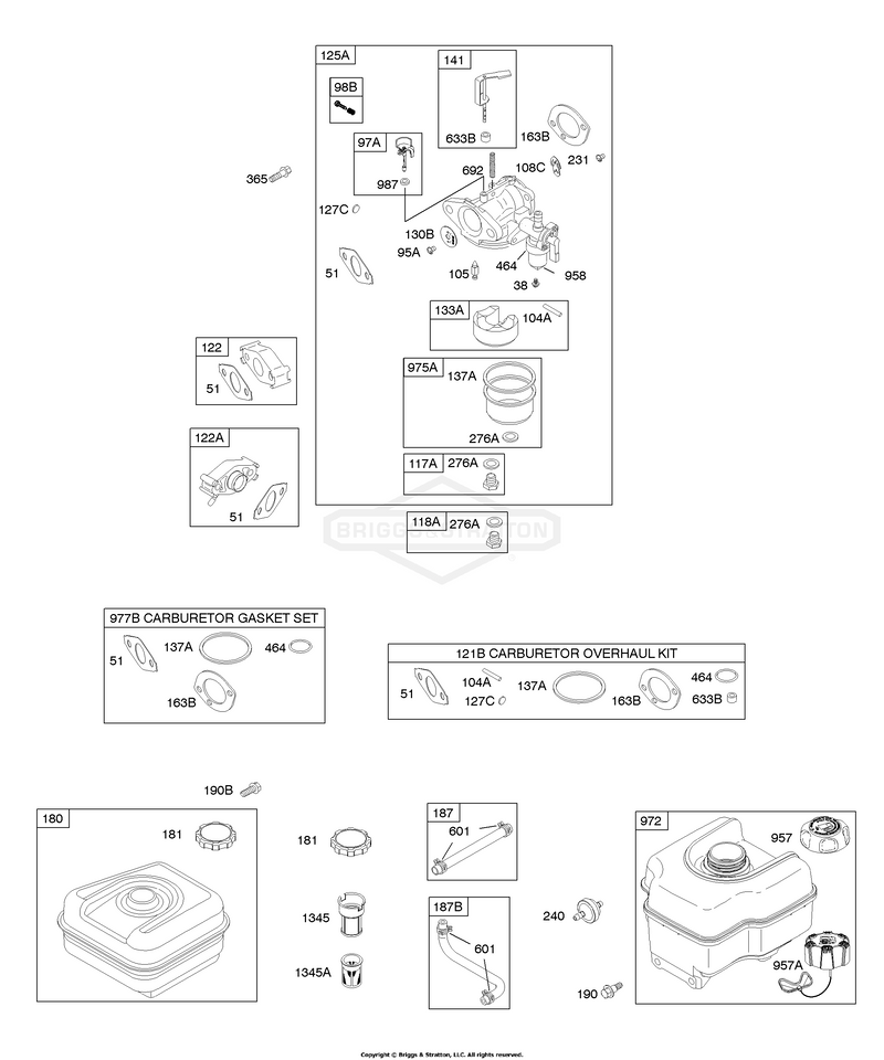 Carburetor, Fuel Supply