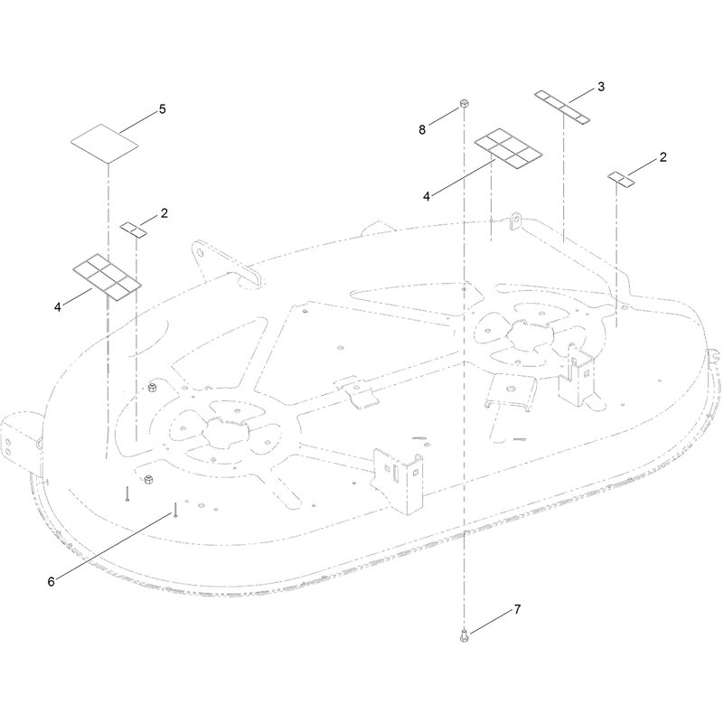 42 Inch Deck Assembly No 119-8840