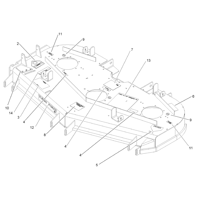 Deck Assembly No 107-1624
