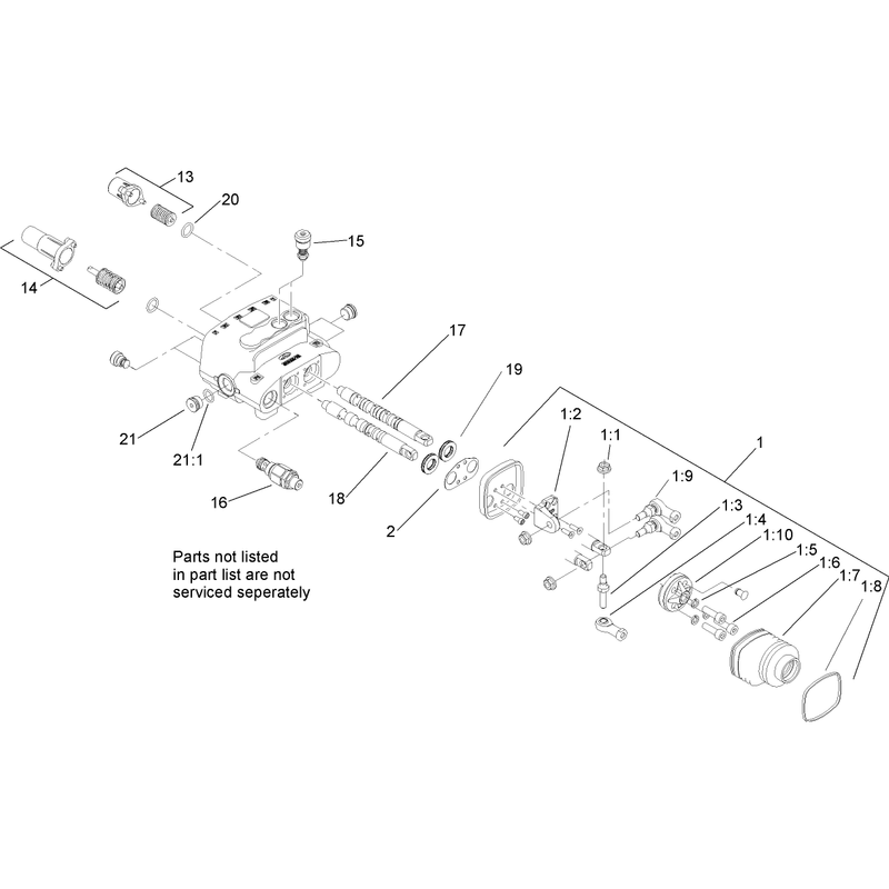 Two Spool Valve Assembly No 106-9307