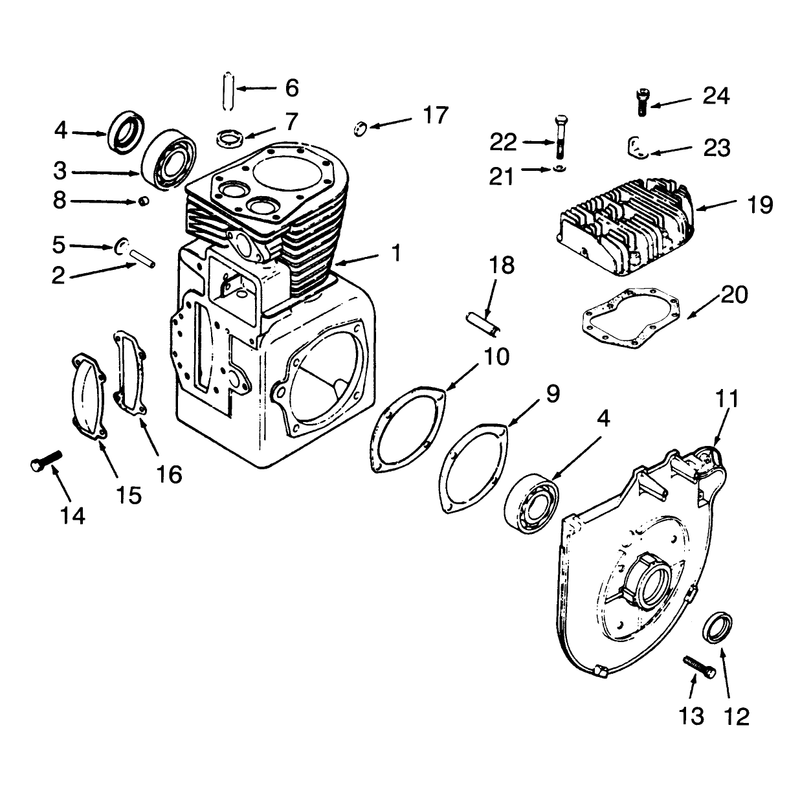 Crankcase and Cylinder Head