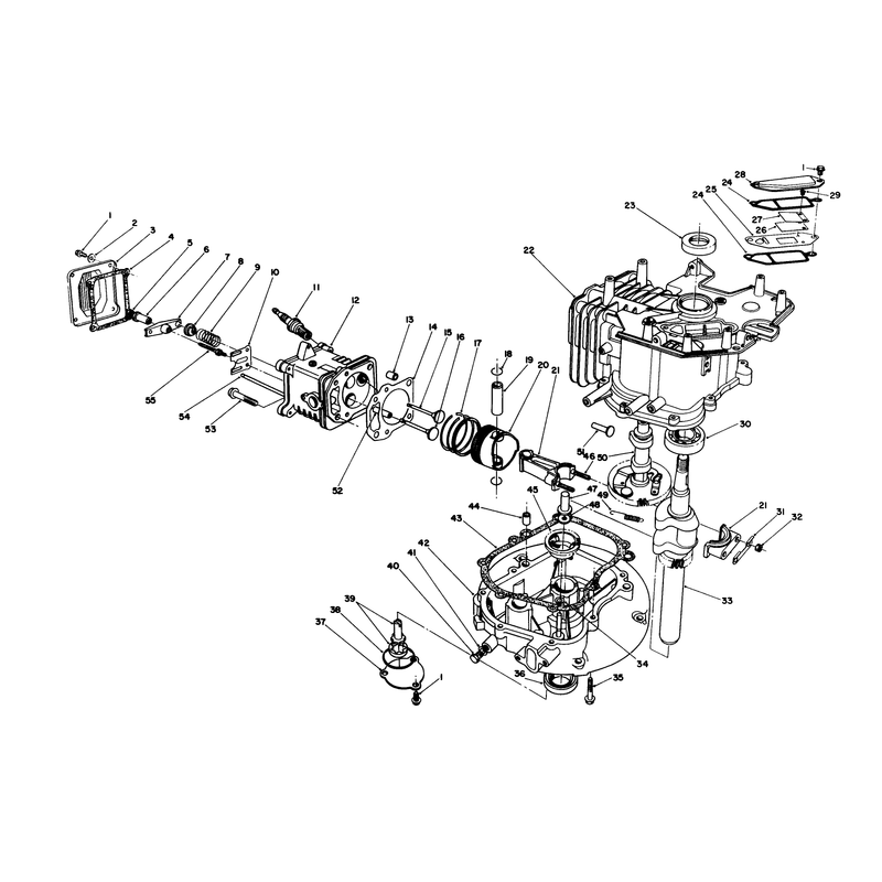 Engine Assembly Model No Vmh7