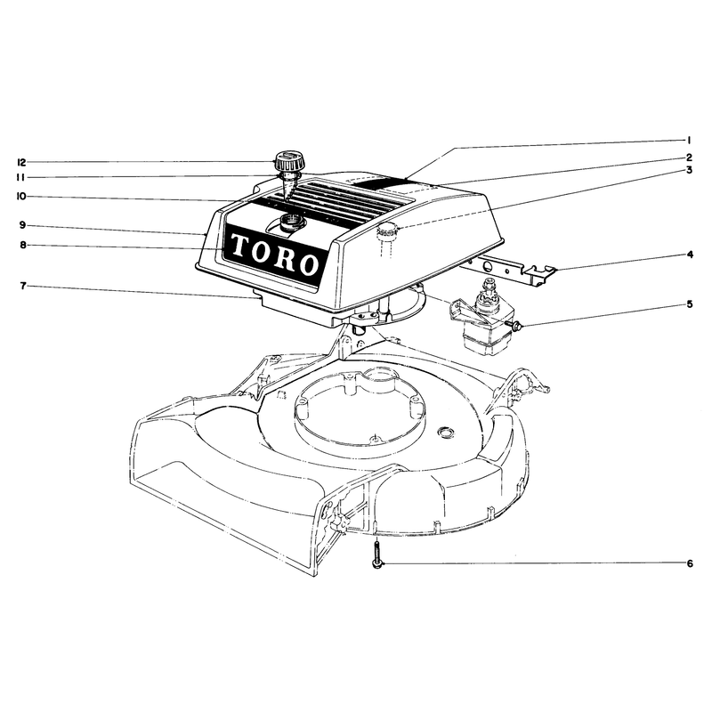 Engine Assembly Model No 18208