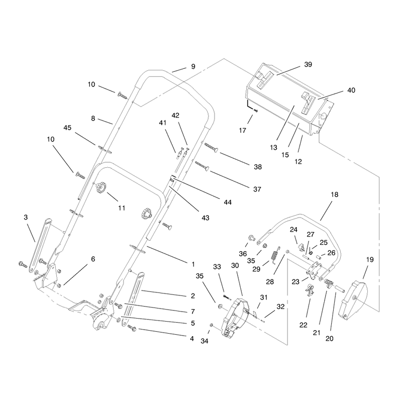 Handle Assembly Model No 20465 Only