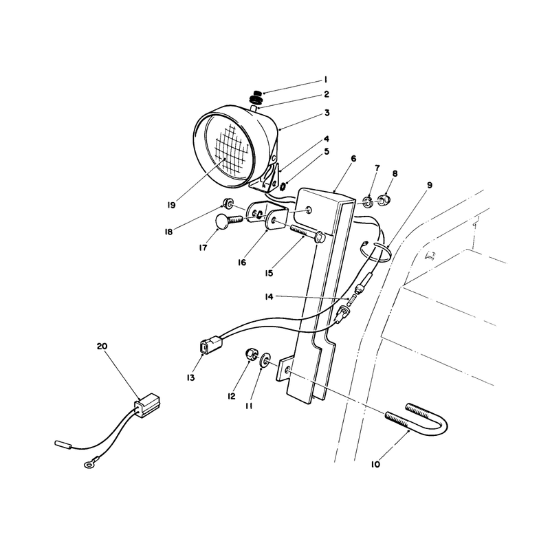 Light Kit No. 66-7940 (optional)