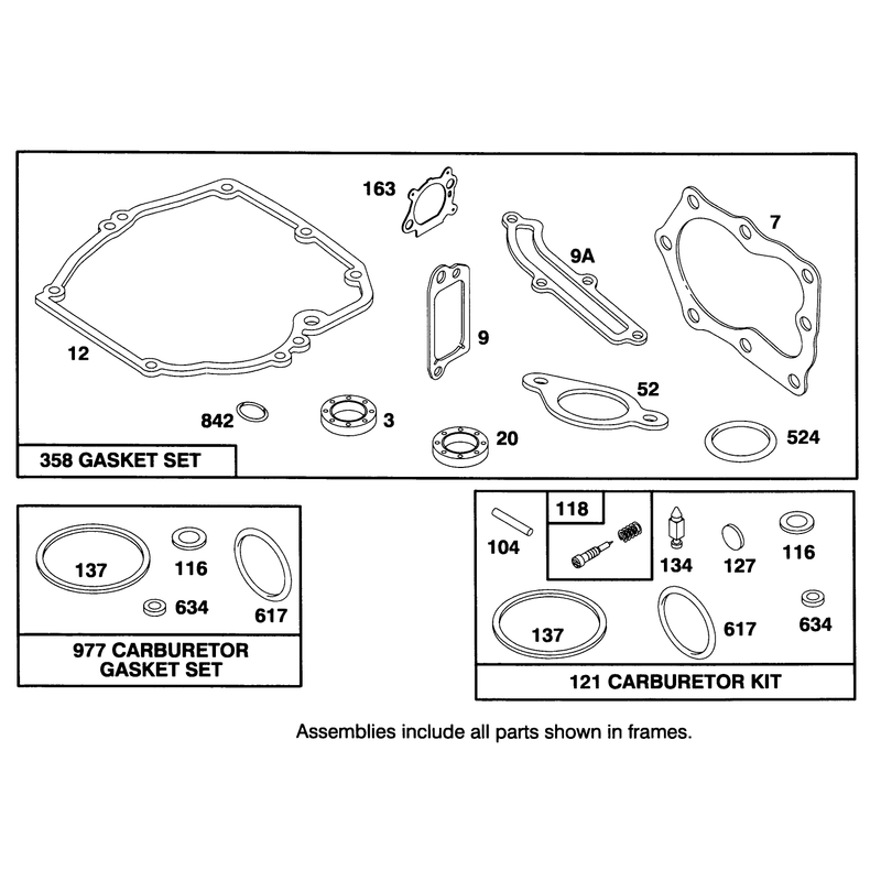 Engine Briggs and Stratton Model 127702-0115-01