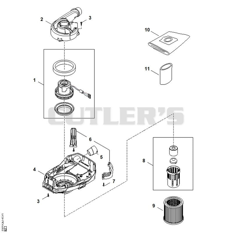Motor Housing, Electric motor, Filter