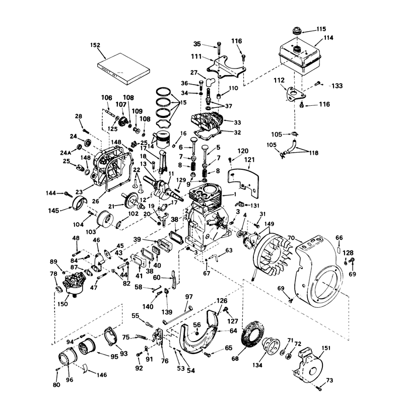 Engine Tecumseh - Model H35-45437k