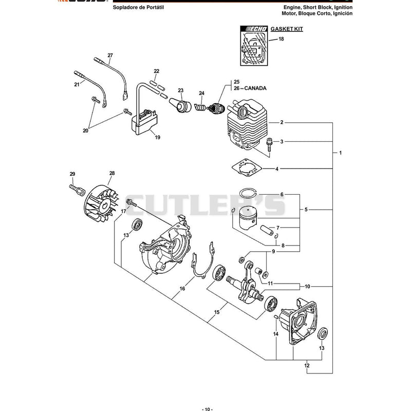 Motor, Bloque Corto, Ignición