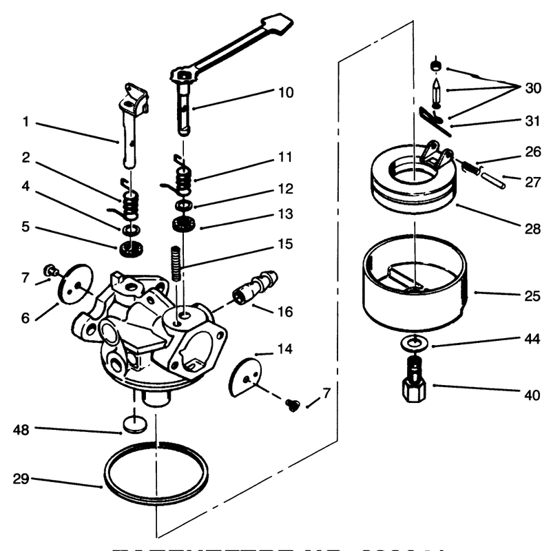 Carburetor No. 632641