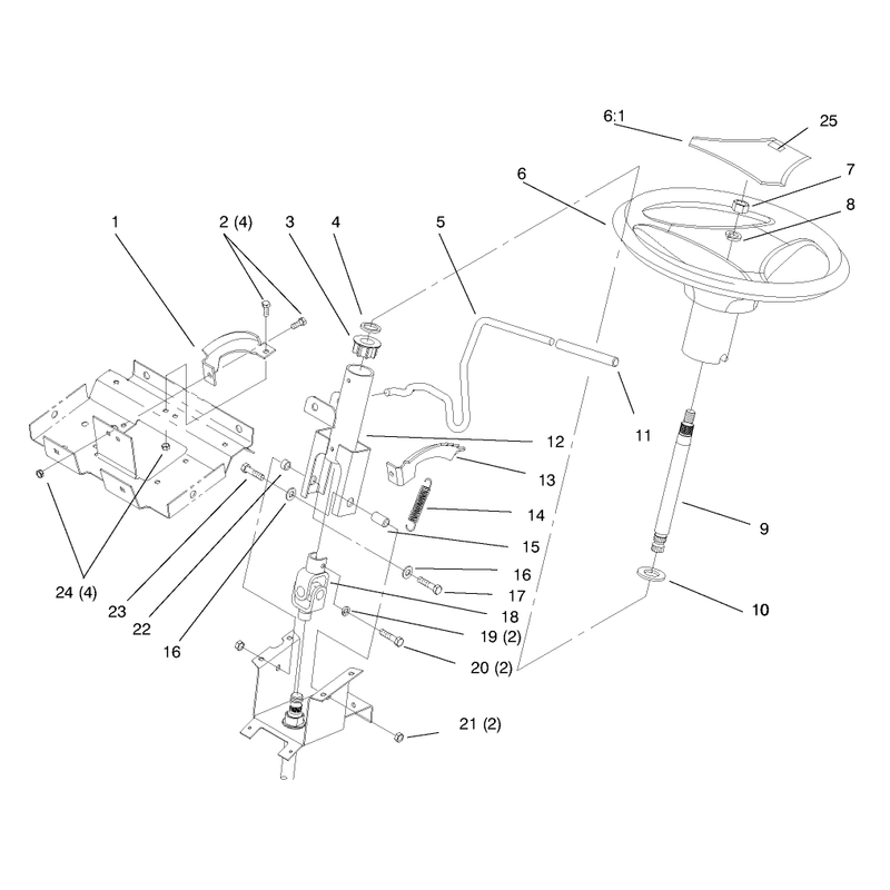 Steering Wheel and Tilt