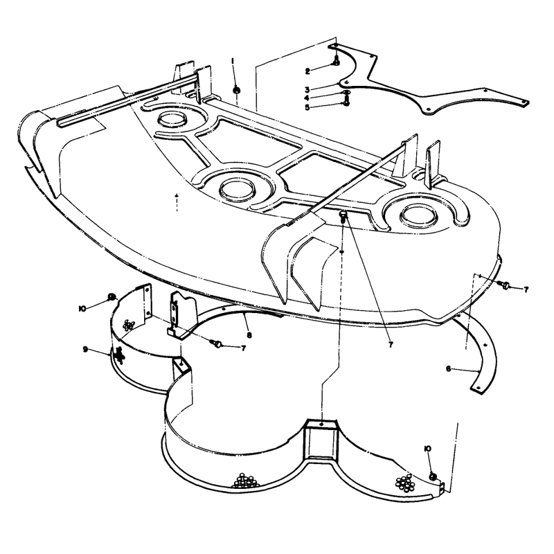 Mulcher 44in Cutting Deck Optionalmodel No 30752