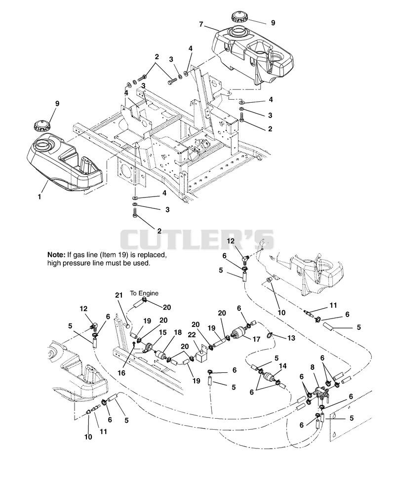 EFI Fuel Tanks And Hoses