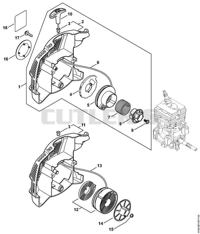 Rewind starter ErgoStart/Easy2Start